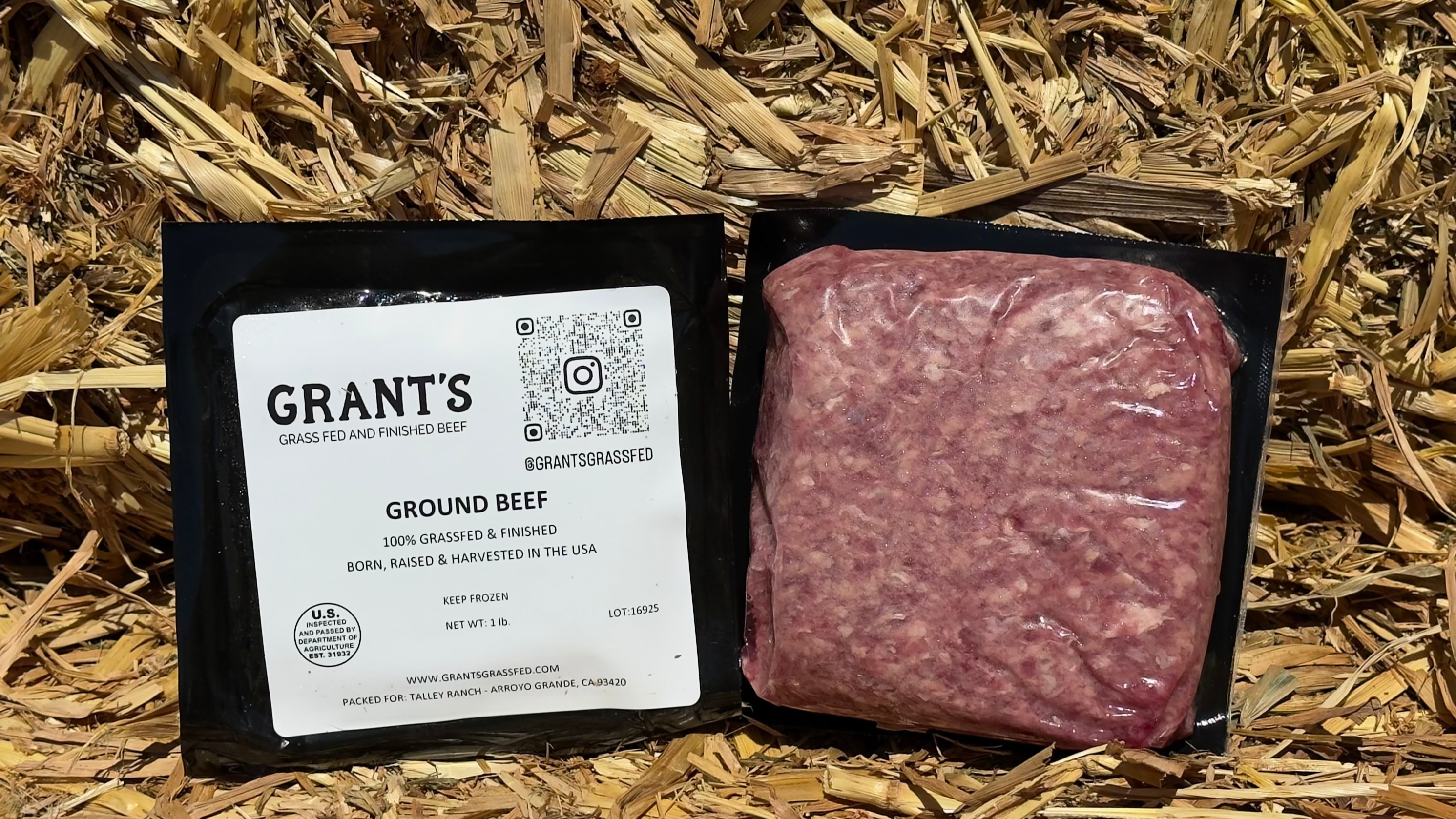 Grass Fed Grass Finished Ground Beef (10 LB Box) - Subscription Box